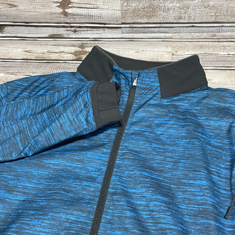 Lululemon Run Jacket Windbreaker Lightweight Black Blue Womens Size Medium